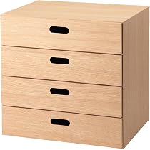 Amazon｜無印良品 スタッキングチェスト 幅37×奥行28×高さ37cm 引出し4